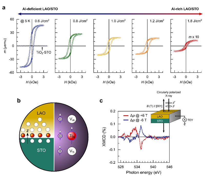Unexpected physics in complex oxide interfaces: emergence of magnetic ...